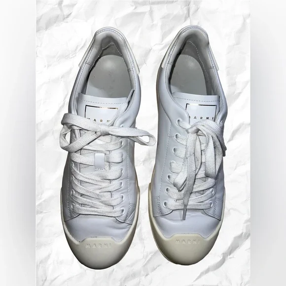 Marni Men’s White Dada Bumper Sneakers - Picture 2 of 13